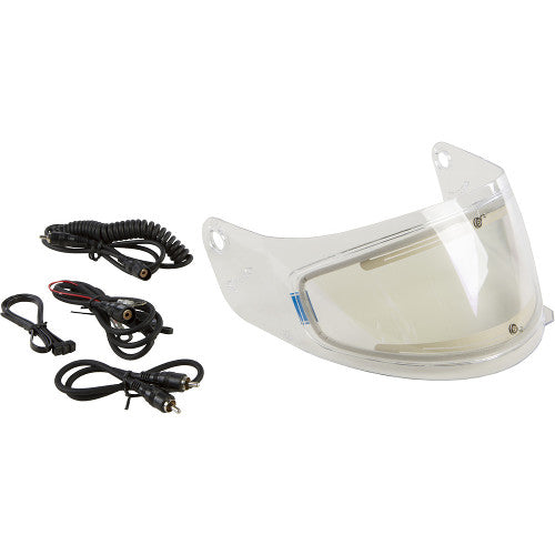 GMAX MD-04 or GM-44 Clear Electric Dual Lens Snowmobile Shield