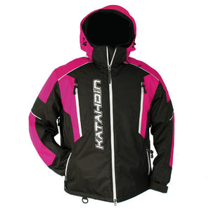 Katahdin Mission Snowmobile Jacket Womens Black/Pink