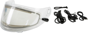 GMAX MD-01 GM64S Clear Dual Lens Electric Snowmobile Shield