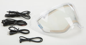 GMAX GM11S  Clear Electric Dual Lens Snow Shield