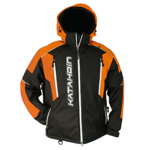 Katahdin Mission Snowmobile Jacket Mens Black/Orange